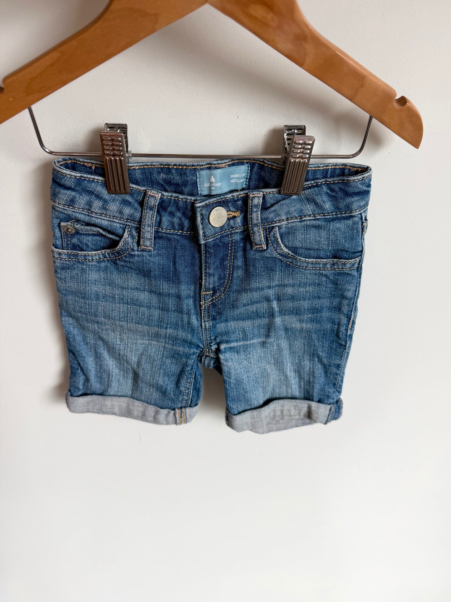 Gap Denim Shorts with Adjustable Waist/ 2T