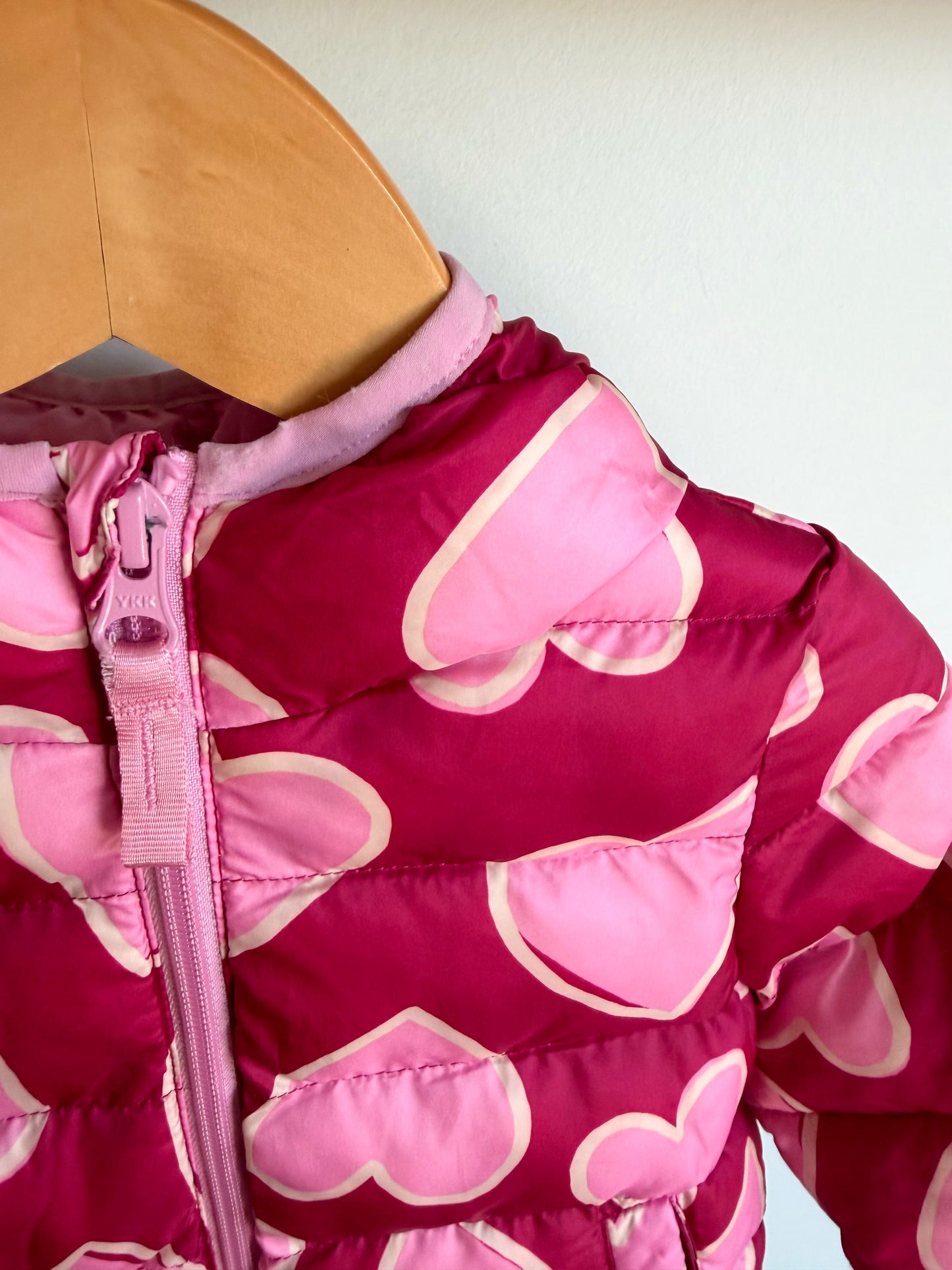 Heart Puffer Hood Jacket / 2T