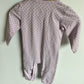 Organic Purple Dotted Jumpsuit / 6m
