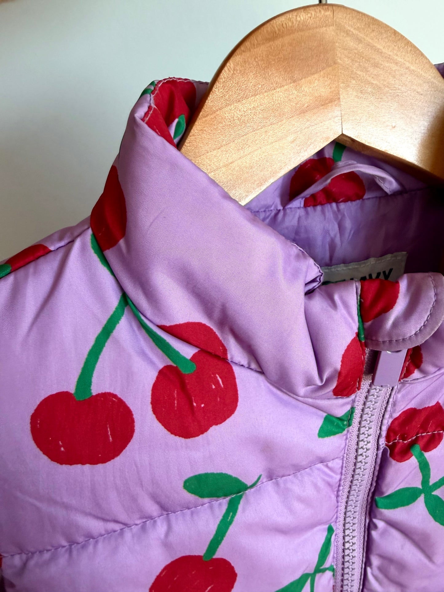 Cherry Puffer Vest / 5 years