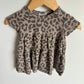 TBA Bamboo Animal Print Short Sleeve Dress / 0-6m
