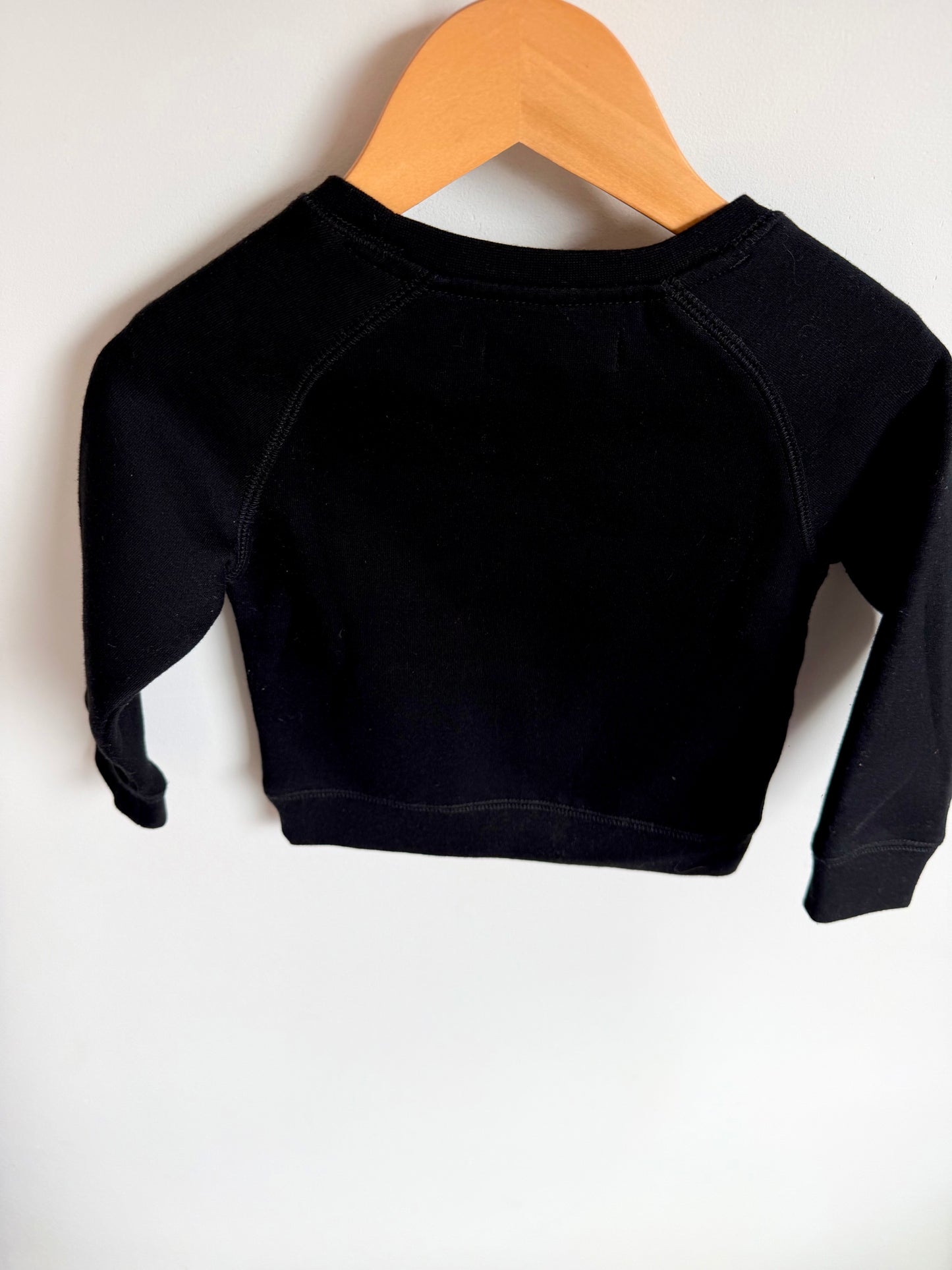 Sleigh all Day Black Crewneck / 2-3T
