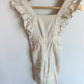Oat Cord Ruffle Jumpsuit / 12-18m