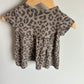 TBA Bamboo Animal Print Short Sleeve Dress / 0-6m