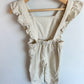 Oat Cord Ruffle Jumpsuit / 12-18m