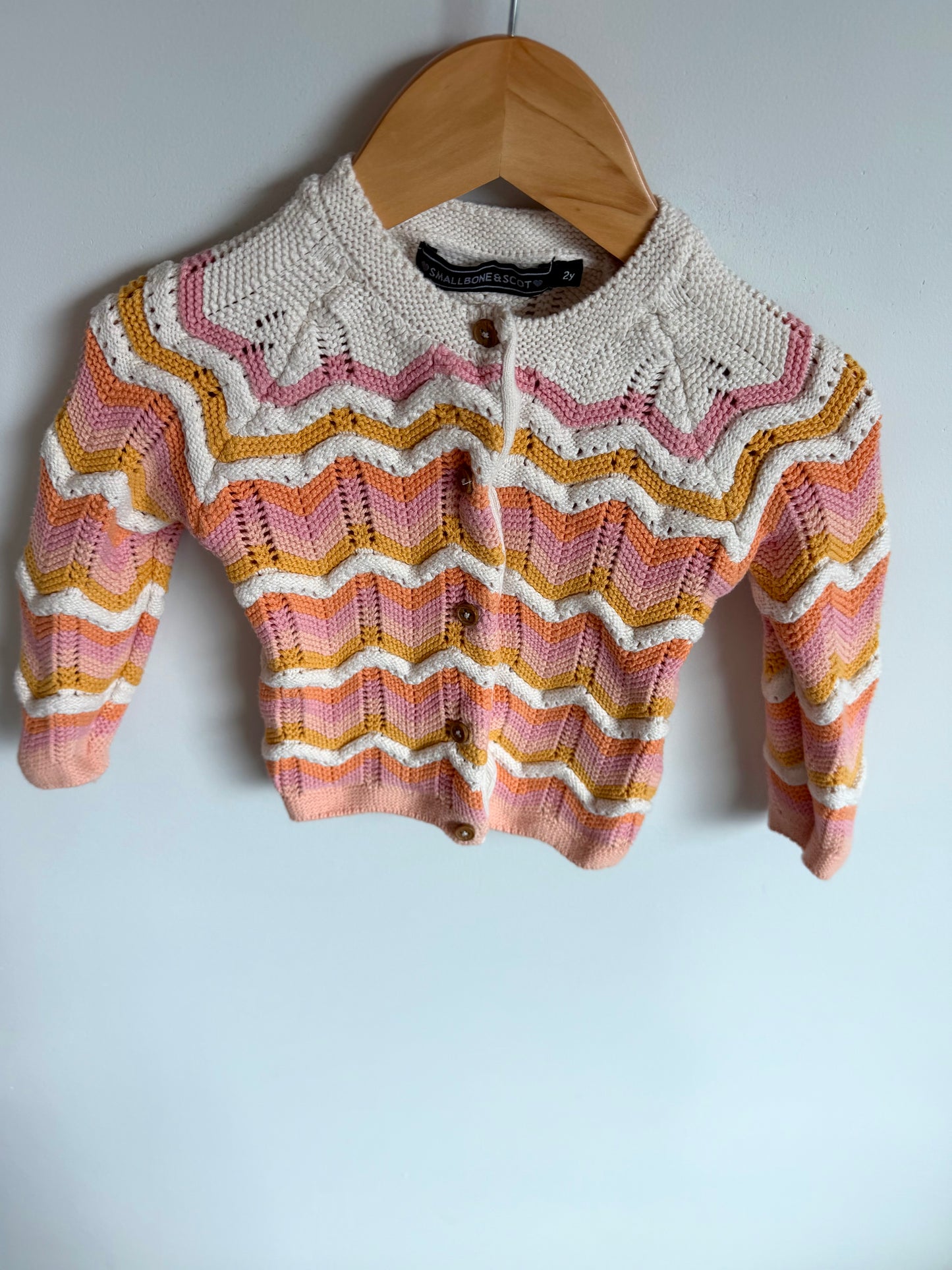 Colourful Knit Cardigan / 2T