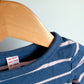 Pink + Blue Striped Top / 12-18m