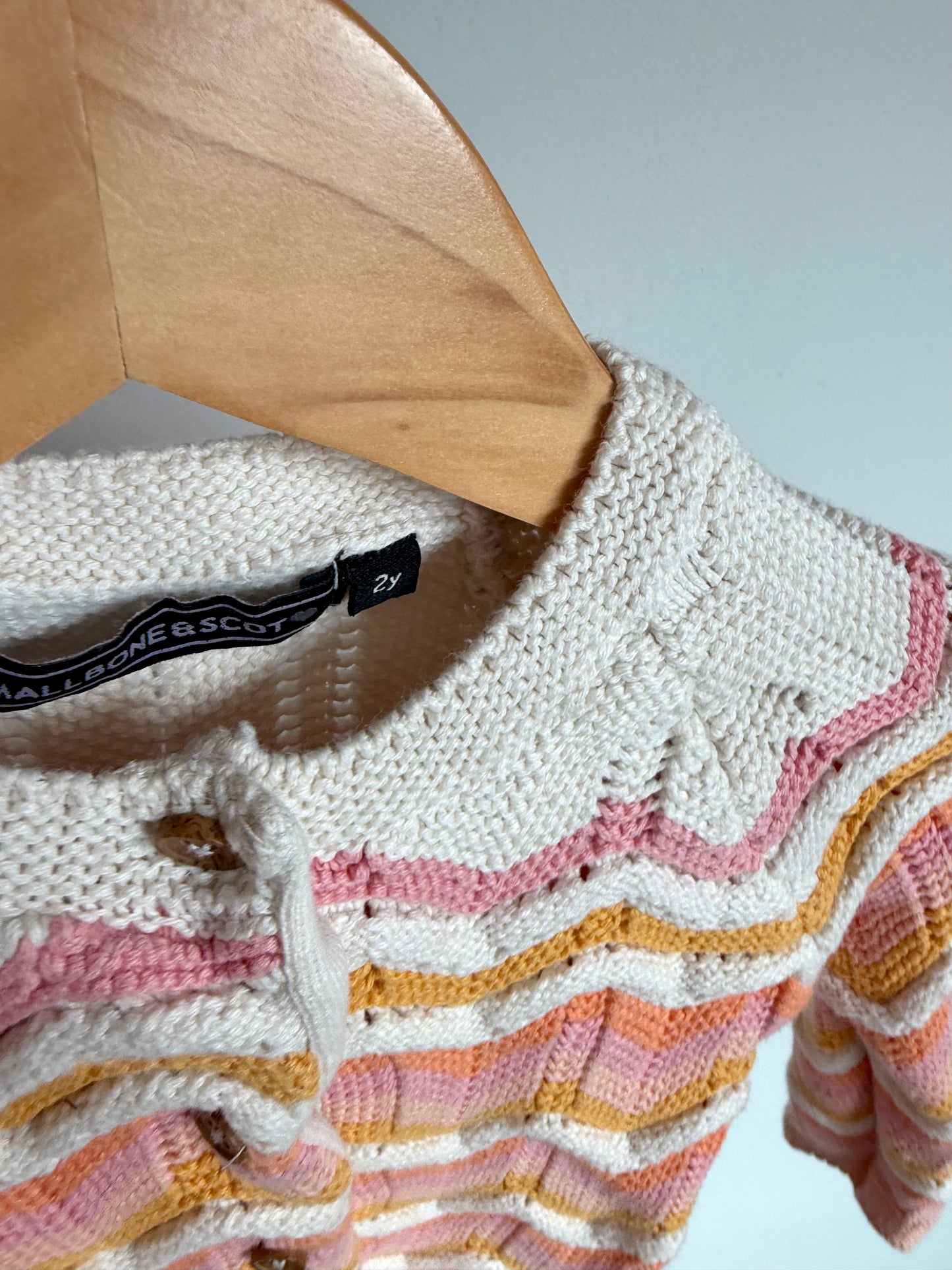 Colourful Knit Cardigan / 2T