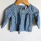Heart Pattern Chambray Top / 18m