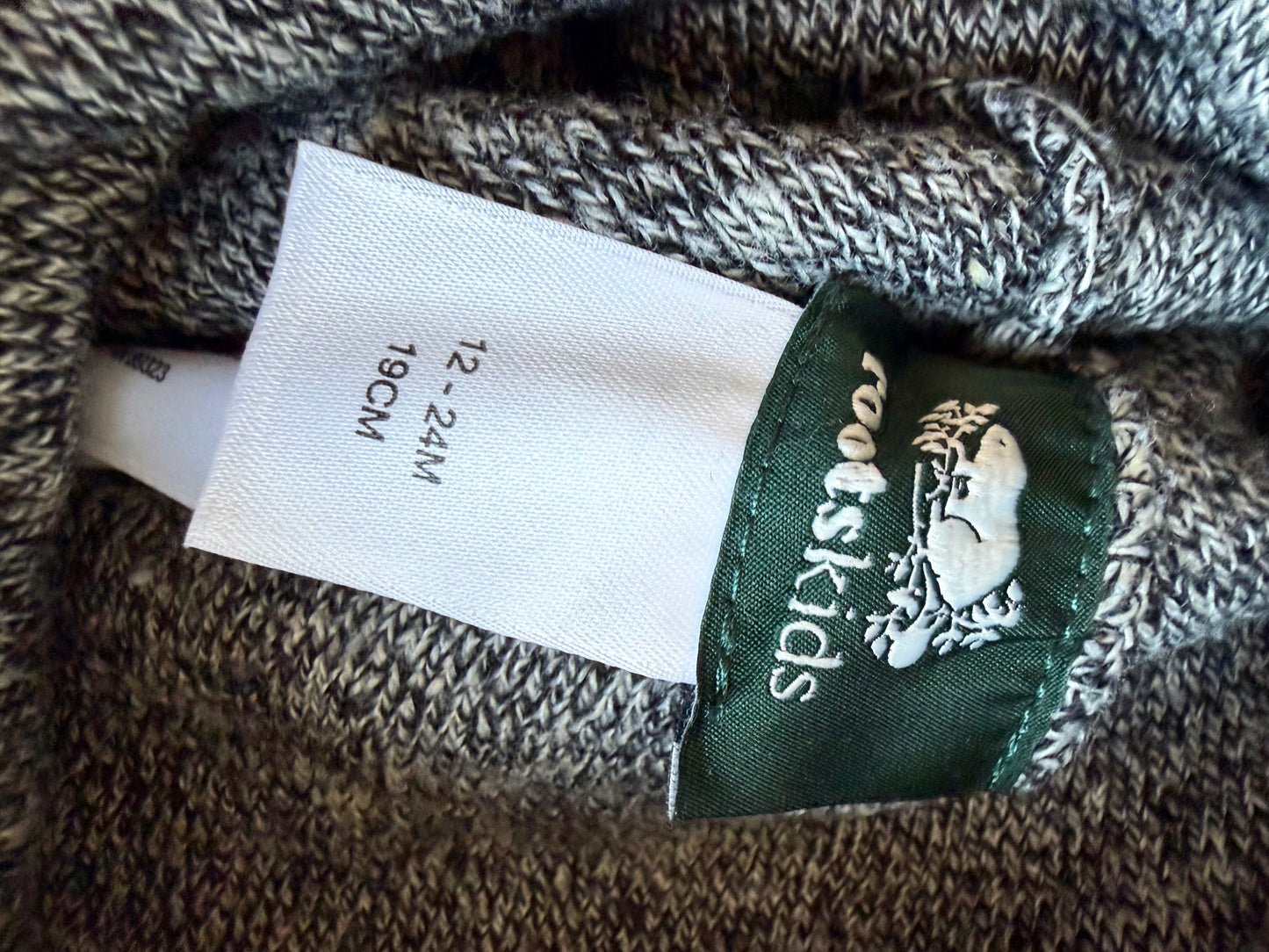 Roots Bear Grey Toque / 12-24m