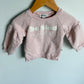 Be Kind Pink Sweater / 12-18m