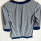 Thyme Blue Striped Nursing Long Sleeve / Small