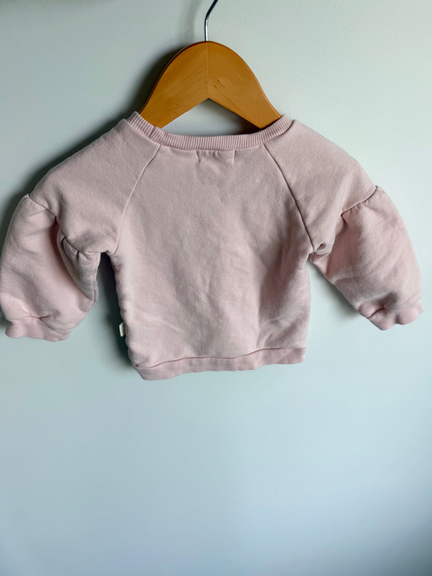 Be Kind Pink Sweater / 12-18m