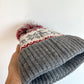Cozy Grey Toque with Pom Pom / 2-3T