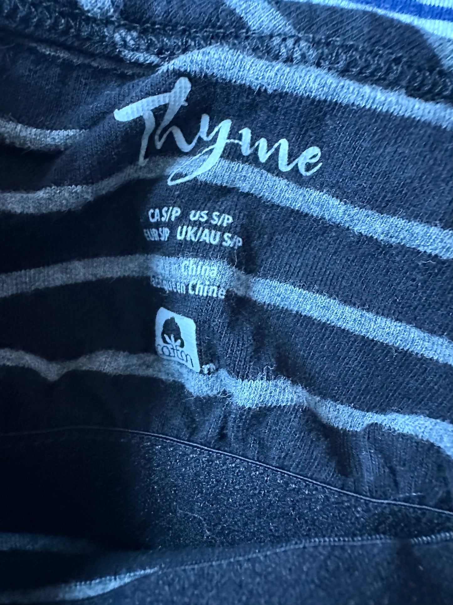 Thyme Striped Nursing Tank / Small