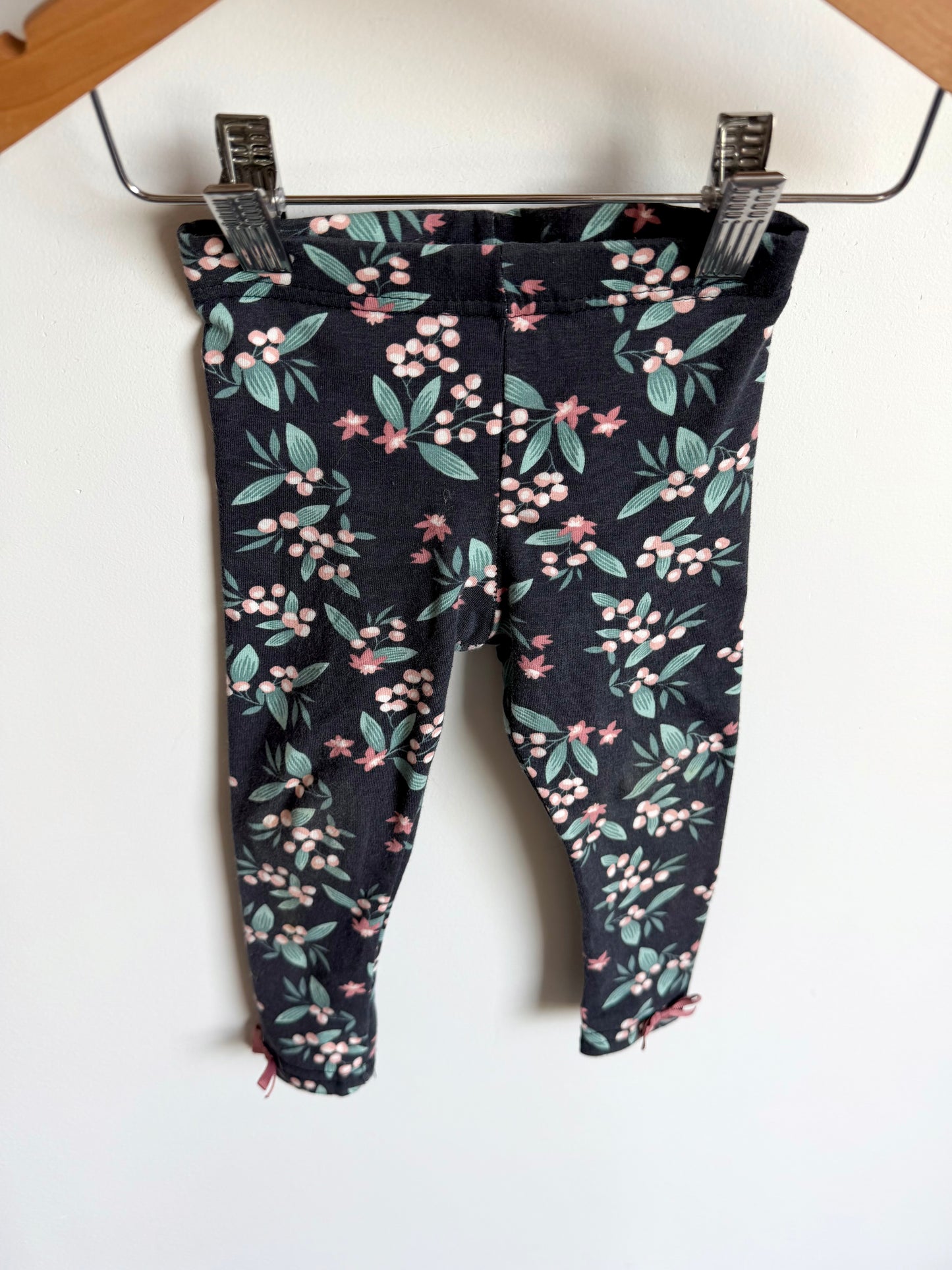 Leaf + Floral Leggings / 12-18m