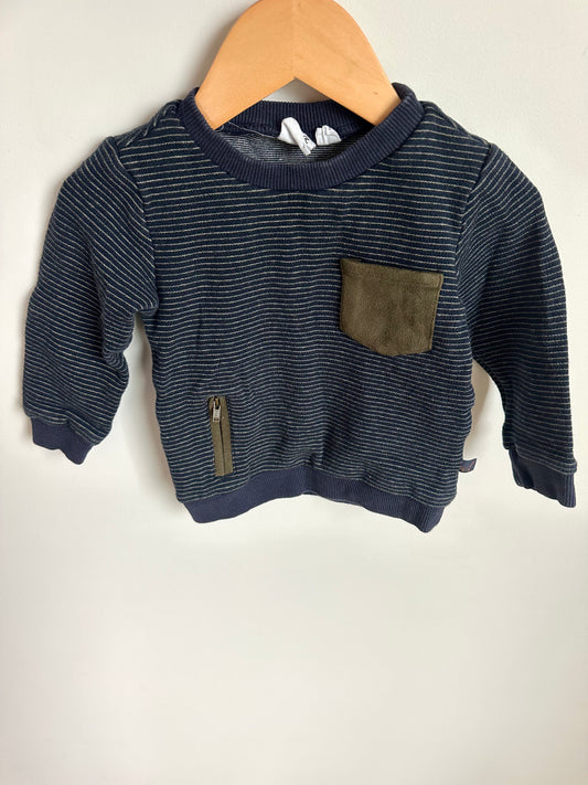 Deux par deux Elbow Patch Sweater / 2T
