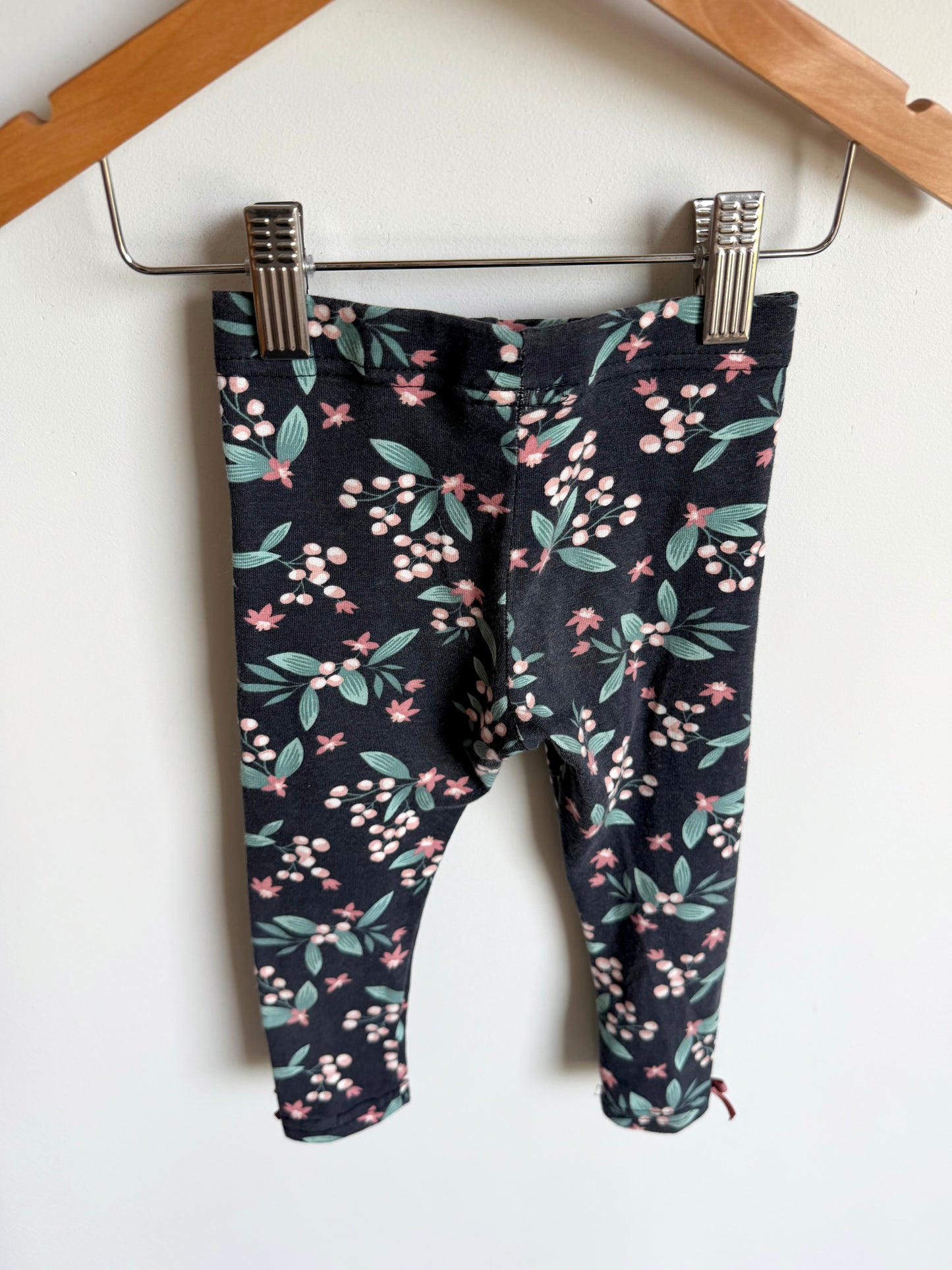 Leaf + Floral Leggings / 12-18m