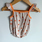 Peach Bubble Romper (with Tags) / 6-12m