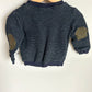 Deux par deux Elbow Patch Sweater / 2T