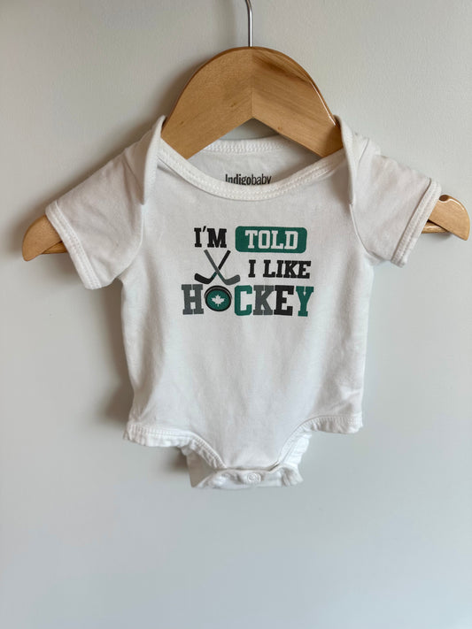 Organic Hockey Bodysuit / 0-3m