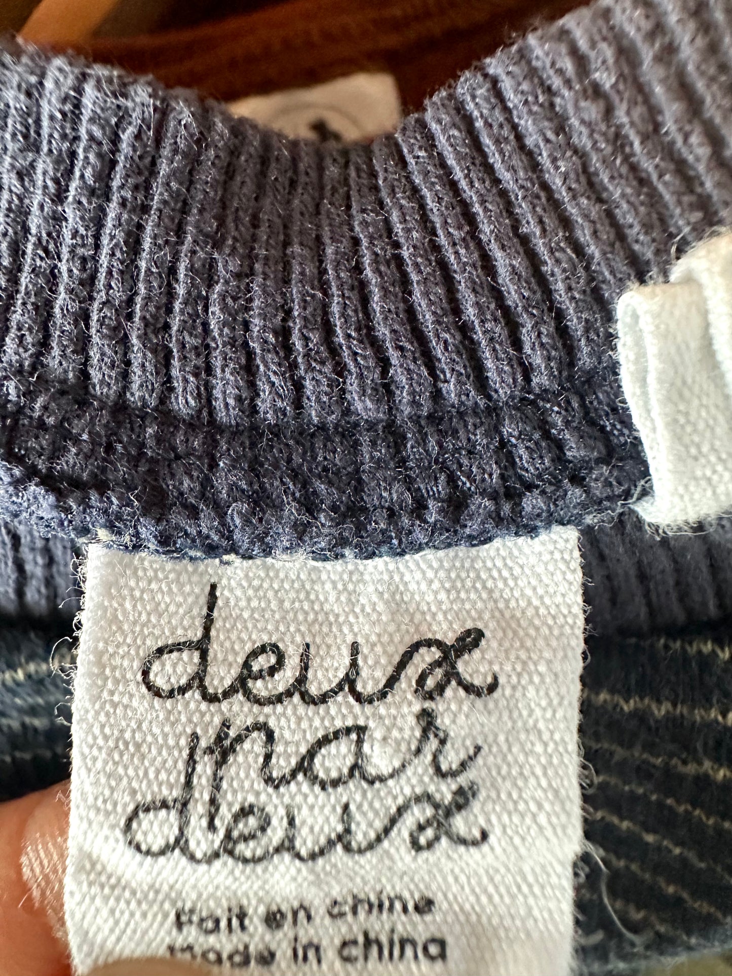 Deux par deux Elbow Patch Sweater / 2T