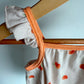 Peach Bubble Romper (with Tags) / 6-12m