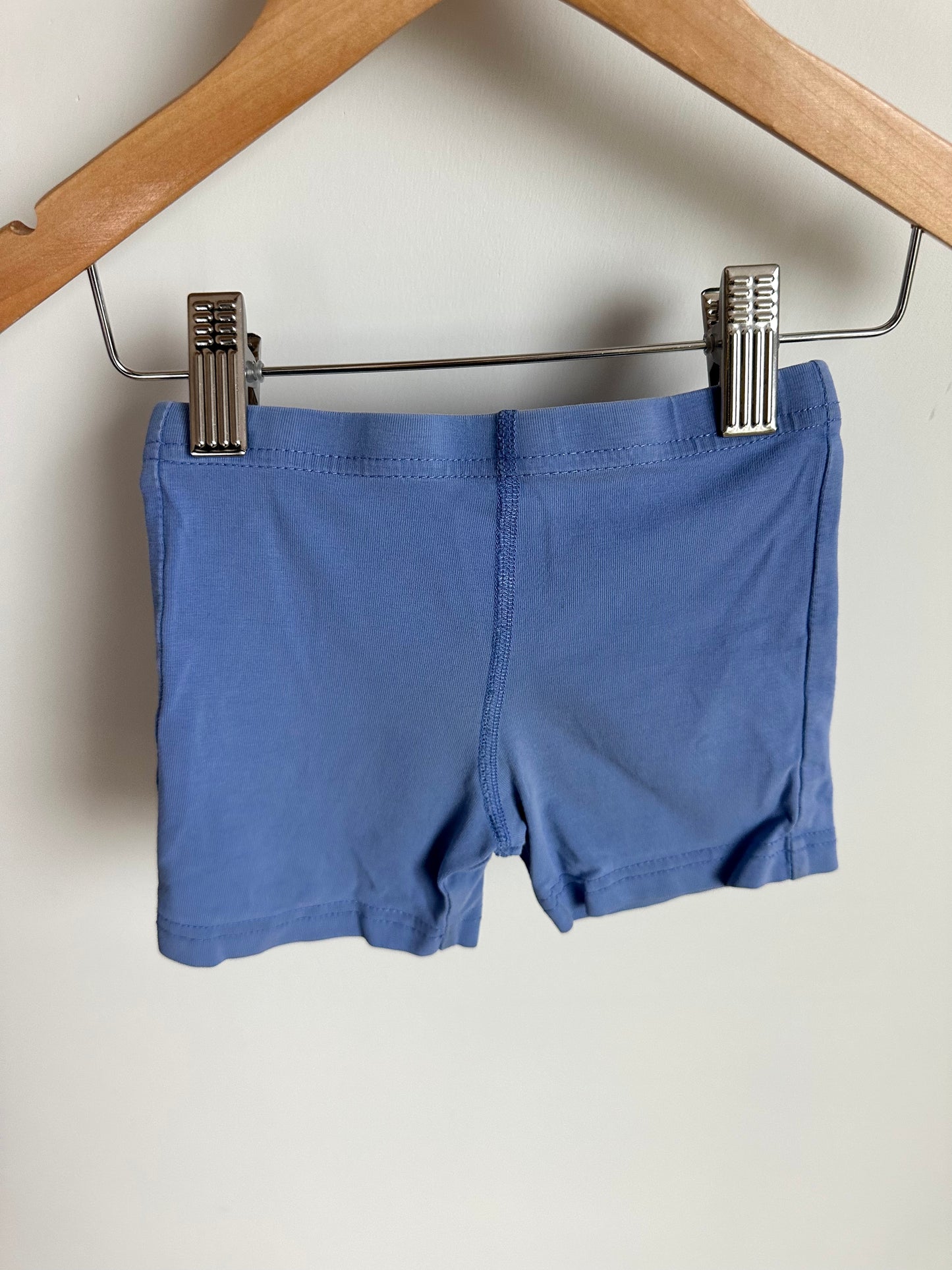 Peekaboo Beans Blue Biker Shorts / 2-3T