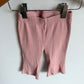Gap Pink Rib Flared Pants / 6-12m