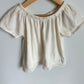 Cream Flowy Top / 2T