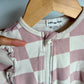 Miles Pink Checkered Ruffle Jumpsuit / 12m