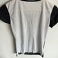 Grey Nursing Top with Zippers / XS