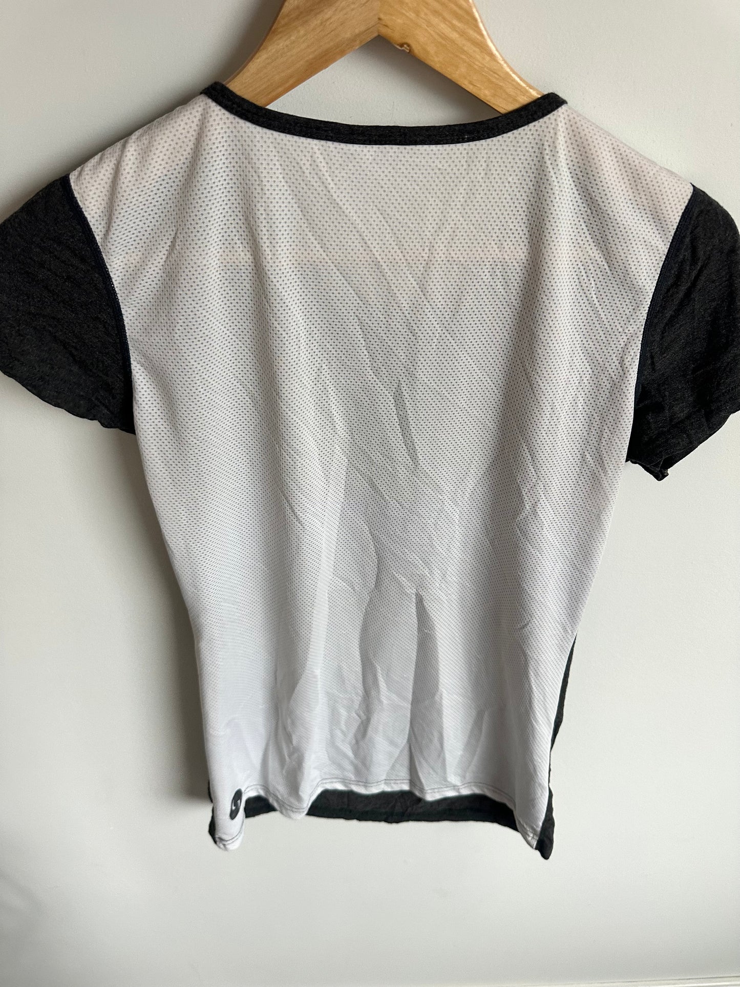 Grey Nursing Top with Zippers / XS