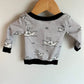 Grey Origami Boat Crewneck / 0-3m