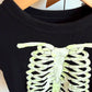 Black Skeleton Glow in the Dark PJ Set / 12-18m