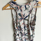 Leaf Patterned Tank Top / M-L