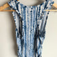 Blue Patterned Tank Top / M-L