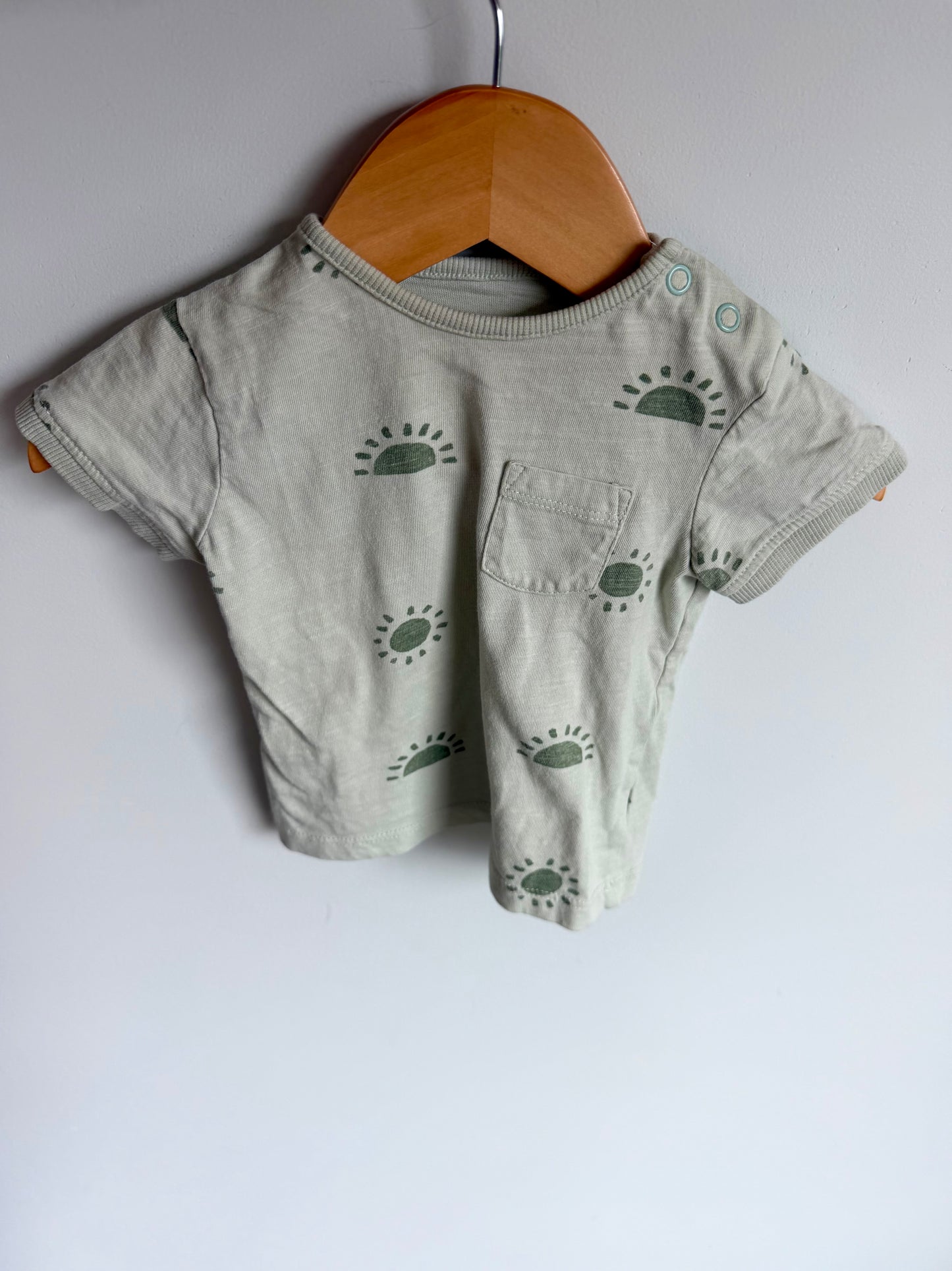 Sage Sunshine Pocket T-shirt / 6m