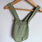 100% Cotton Knit Sage Bubble Romper / 3-6m