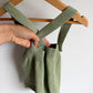100% Cotton Knit Sage Bubble Romper / 3-6m