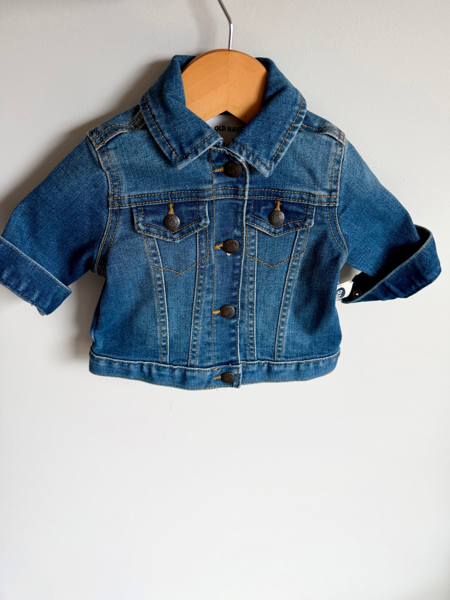 Stretch Denim Jacket (with Tags) / 3-6m