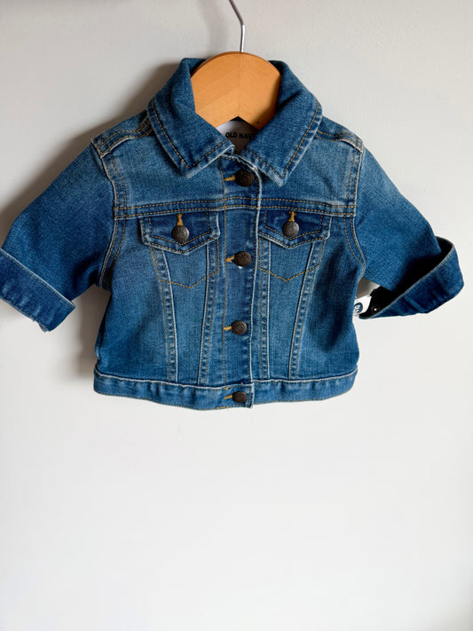 Stretch Denim Jacket (with Tags) / 3-6m