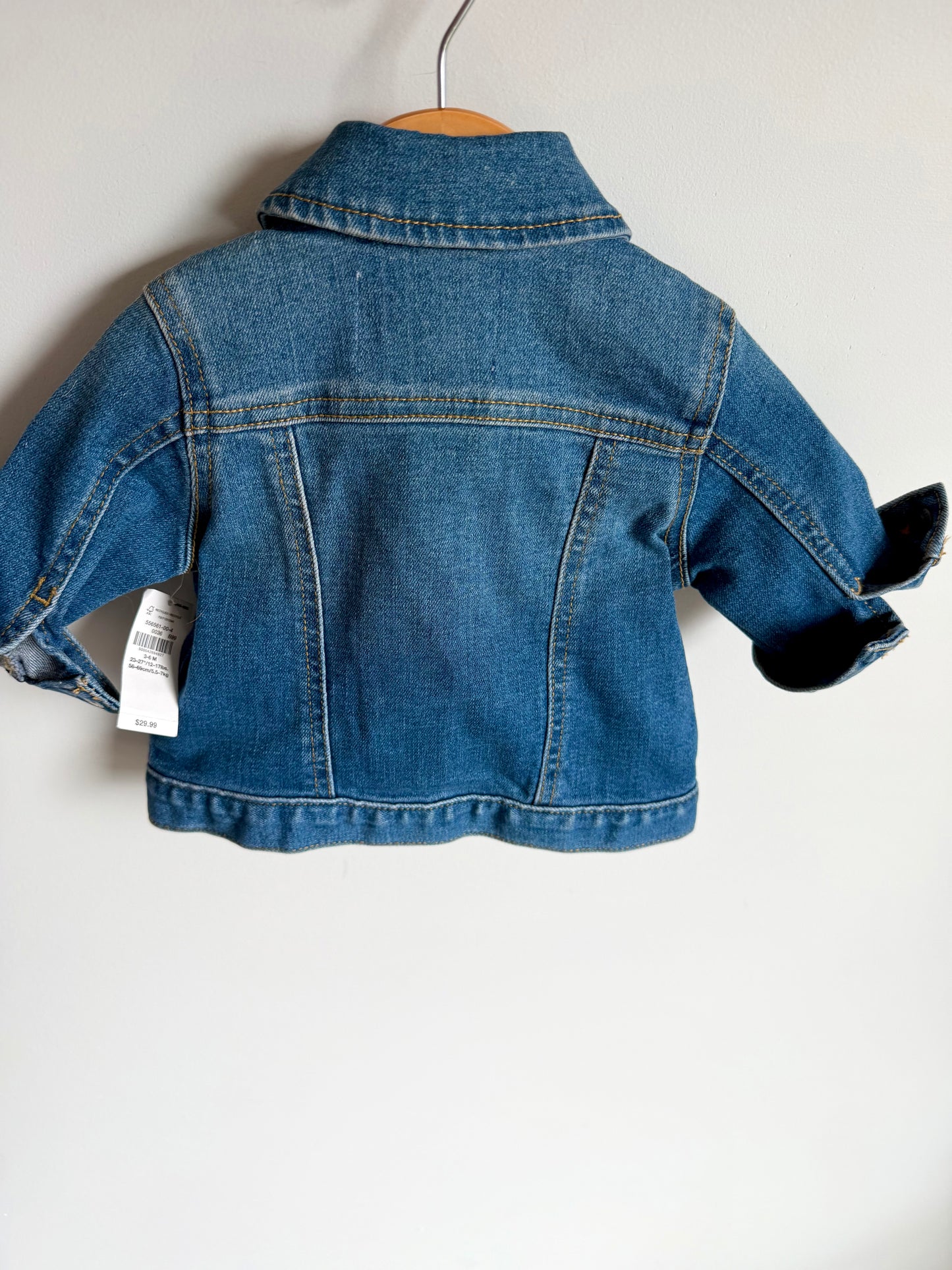 Stretch Denim Jacket (with Tags) / 3-6m