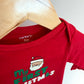 Red Santa Face My First Christmas Bodysuit / 9m