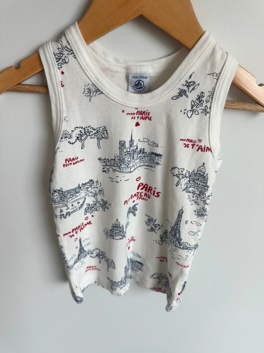 Paris Design Tank Top / 2-3T