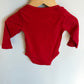 Red Santa Face My First Christmas Bodysuit / 9m