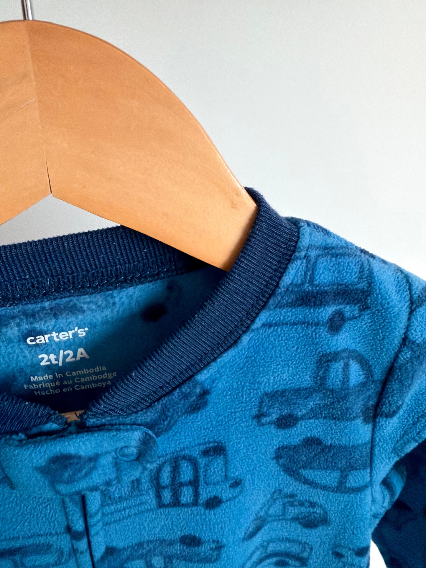 Fleece Blue Vehicles Sleeper / 2T