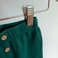 Green Waffle Knit Santa Pants / 6m