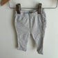 Grey Ruffle Pants / 3-6m