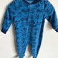 Blue Vehicle Fleece Sleeper / 12m